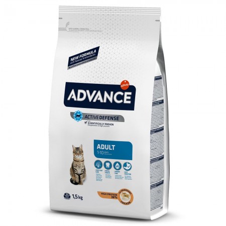 Advance Cat Adult Chiсken & Rice корм для кошек с курицей и рисом 1.5 кг (531211)